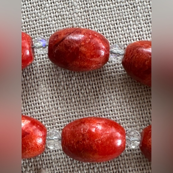 26 inch Coral and sponge bead necklace NWOT - Picture 13 of 16